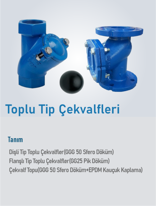 Toplu Tip Çekvalfleri